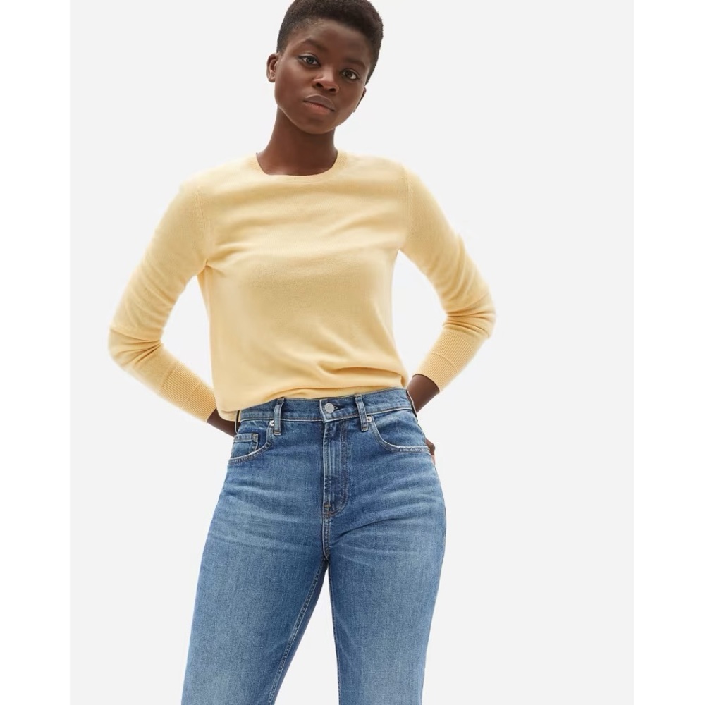 Everlane The Cheeky Jean Crop Medium Wash Women’s 23 Crop - Picture 4 of 11